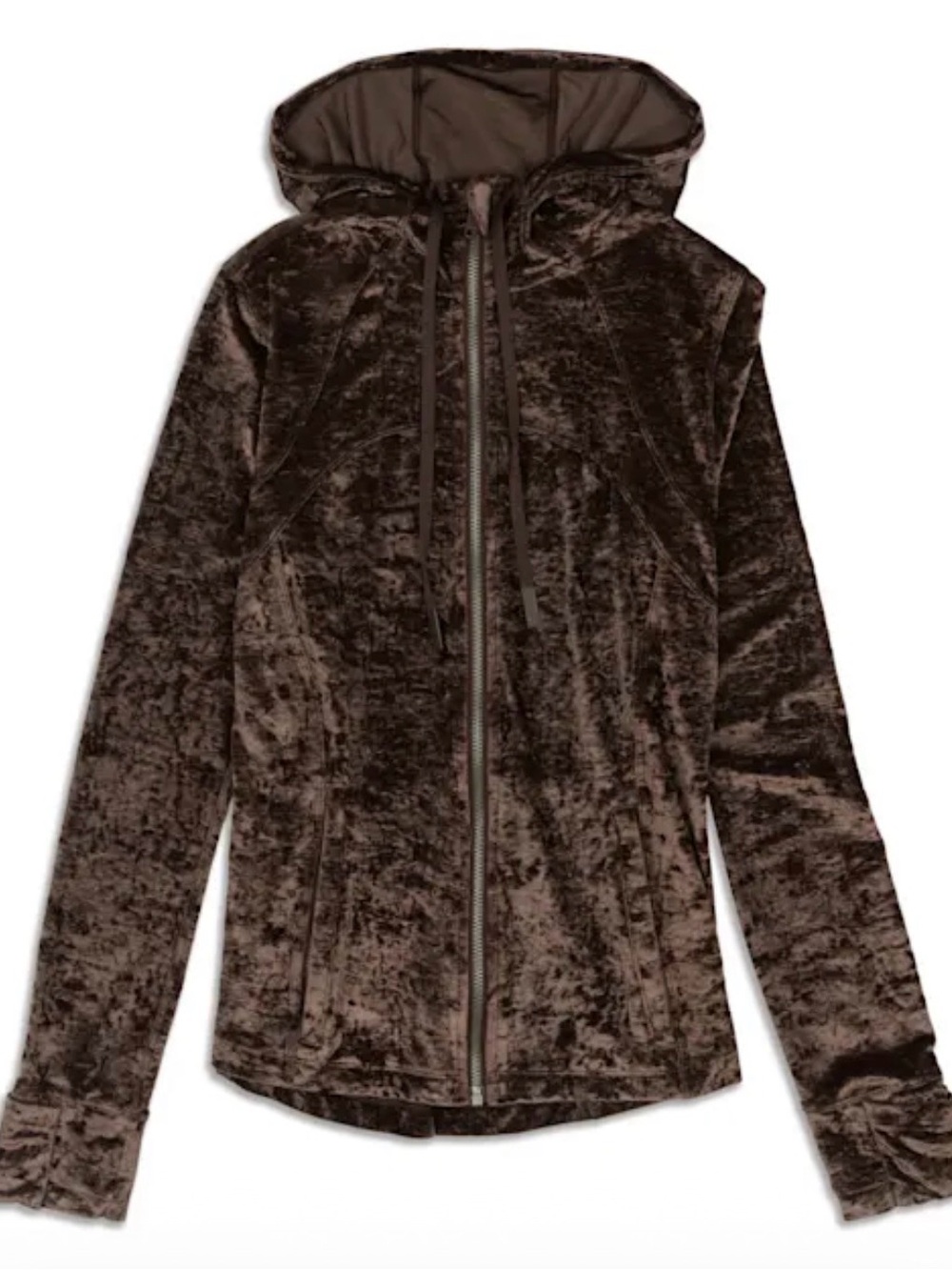 Lululemon Define Hooded Jacket Crushed Velvet -Hooded Zip Jacket
